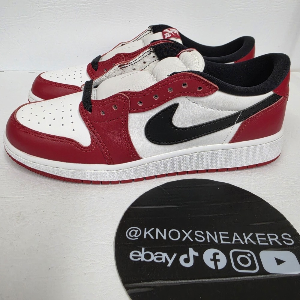 Air Jordan 1 Retro Low OG Chicago 2025 HQ6999-600 Grade School Size 5.5y - Picture 4 of 8